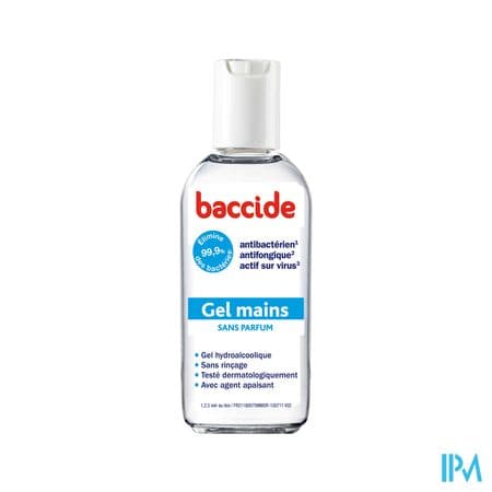 Cooper Baccide Gel Sans Rincage Mains Sans Parfum 100ml