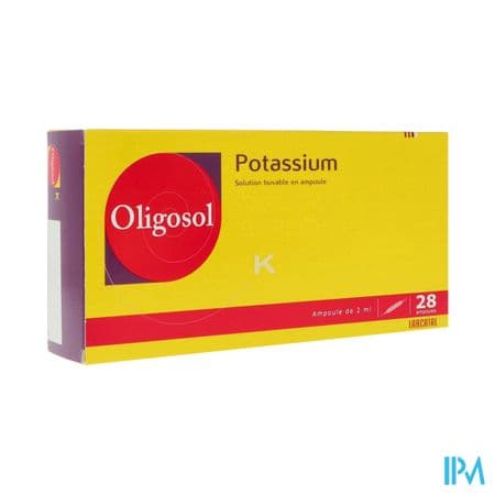 OLIGOSOL POTASSIUM AMP 2ML 28 — Pharmacie Lafayette Rueil