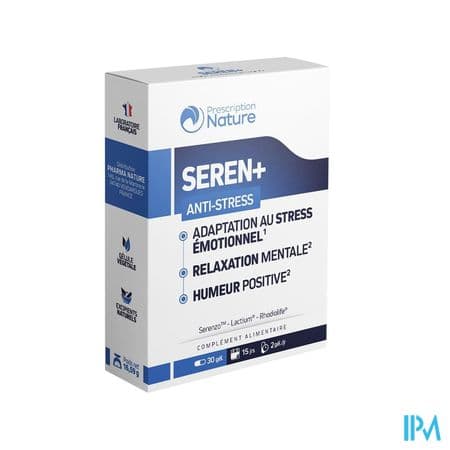Prescription Nature Seren+ Gelule 30