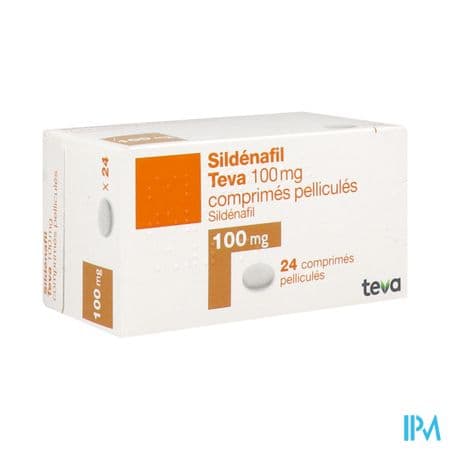 Sildenafil Teva 100mg Comprime 24 — Pharmacie de Flandre