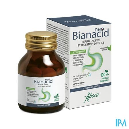 Aboca Neobianacid Acidite Reflux Comprime A Croquer 15