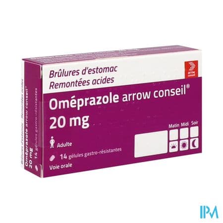OMEPRAZOLE 20MG ARROW CONS GEL 14 — Pharmacie porte de la villette