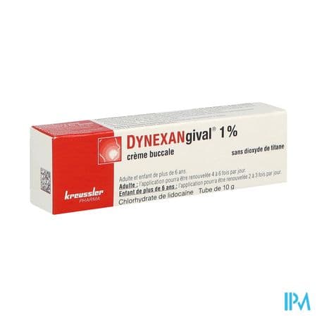 DYNEXANGIVAL 1% CREME BUCC TUB 10G