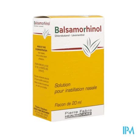 Balsamorhinol Solution Pour Instillation Nasale 20ml — Pharmacie Cannes Riviera