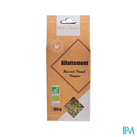 NAT&FORM TIS ALLAITEMENT BIO 100G