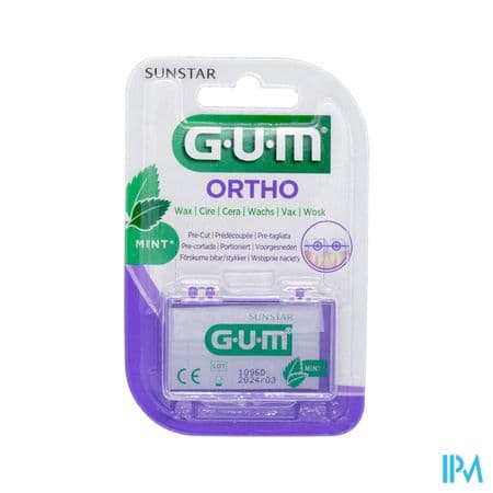 Gum Cire Protection Orthodontique Translucide Menthe