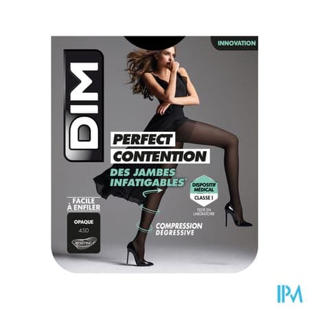 DIM COLL PERFECT OPAQUE NOIR T4