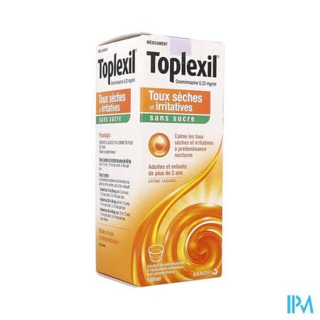 Toplexil 0mg33/ml Sans Sucre Solution Buvable 150ml — Pharmacie Centrale de la villette 93 - 24/24 (Pharmacie de garde)