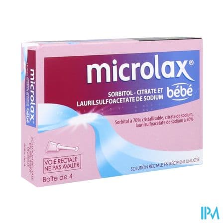 MICROLAX BB SOL RECTALE UNIDOSE 4