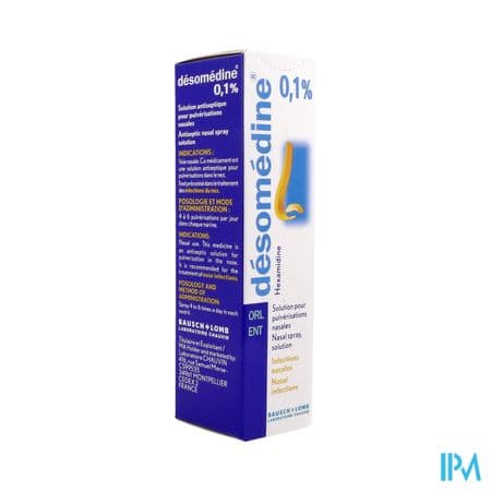 Desomedine 0.1% Solution Pour Pulveristion Nasale 10ml