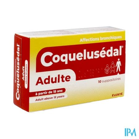 Coquelusedal Adulte Suppositoire 10