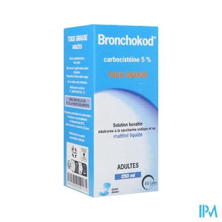Bronchokod 5% Adulte Solution Buvable 250ml