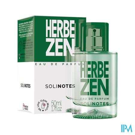 Solinotes Eau De Parfum Herbe Zen Vaporisateur 50ml