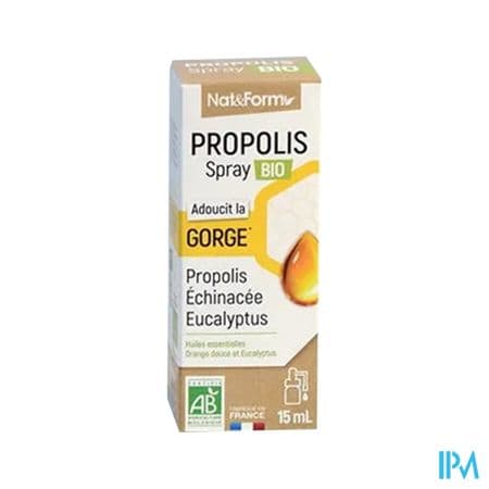 Nat Et Form Propolis Spray Buccal Bio 20ml