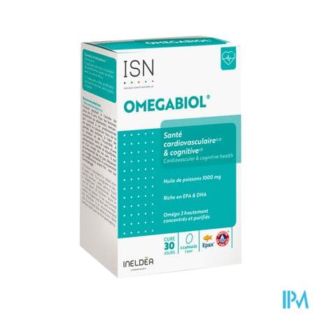 Ineldea Isn Omegabiol Equilibre Cardio Vasculaire Gelule 90