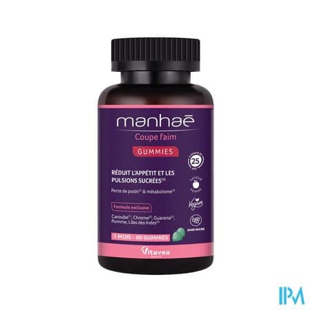 Vitavea Manhae Coupe Faim Gummies 60