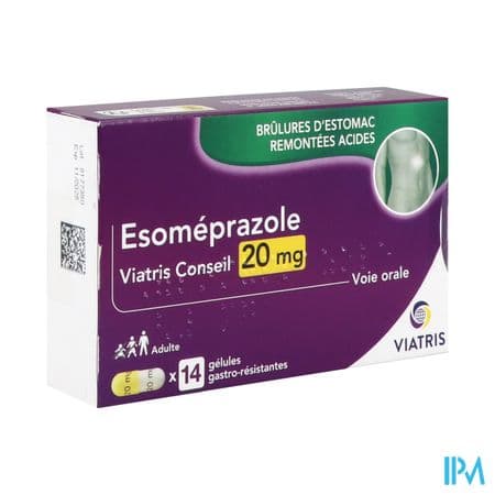 ESOMEPRAZOLE 20MG VTS CONS GEL 14