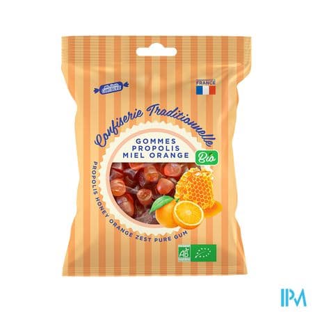 Ma Petite Confiserie Gommes Bio Propolis Miel Orange 90g