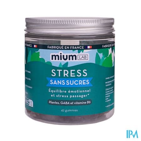 Mium Lab Stress Sans Sucre Gummies 42