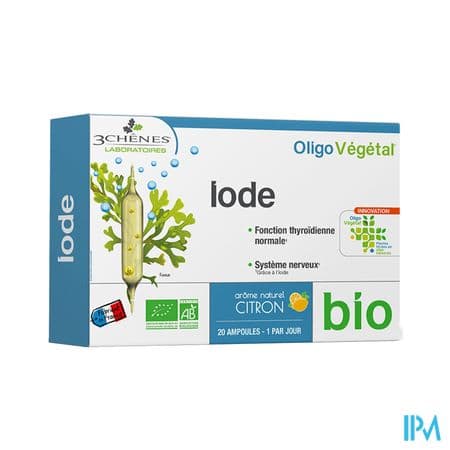 3chenes Oligovegetal Bio Iode Ampoule 10ml 20