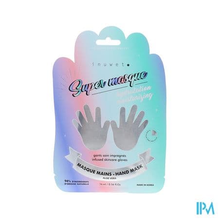 Inuwet Masque Mains Hydratant Gant 16ml