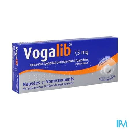 Vogalib 7mg5 Sans Sucre Lyophilisat Oral 8