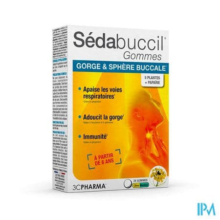3C PHARMA SEDABUCCIL CITRON GOM 24