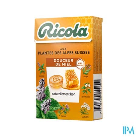 Ricola Sans Sucre Bonbon Douceur De Miel 50g