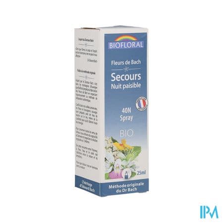 BIOFLORAL FLEUR BACH NUIT SPR 25ML