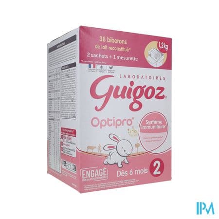 GUIGOZ LAIT OPTIPRO 2AGE PDR 1,2KG — Pharmacie Centrale de la villette 93 - 24/24 (Pharmacie de garde)