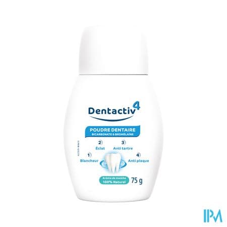 Laboratoires Gilbert Dentactiv4 Poudre Dentaire 75g