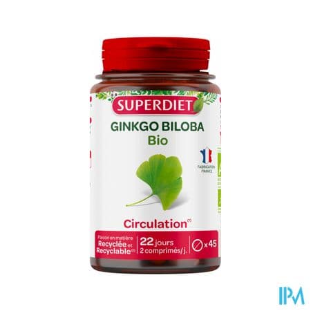 SUPERDIET GINKGO BIO CPR45 — Pharmacie Monge