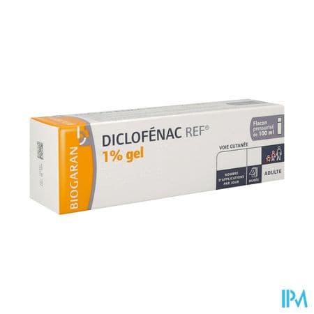 DICLOFENAC 1% REF GEL FL PR 100ML — Pharmacie des Couronneries