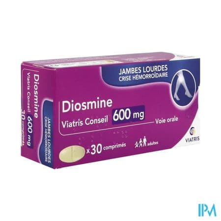 DIOSMINE 600MG VIATRIS CPR 30