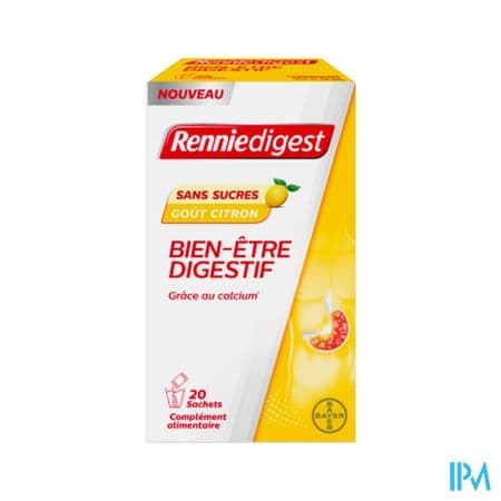 Renniedigest Sans Sucre Citron Sachet 20