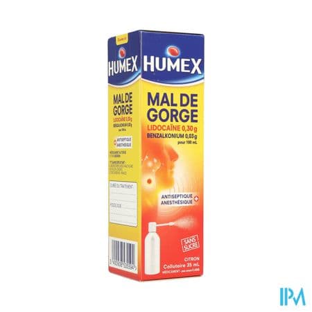 HUMEX MAL DE GORGE COLLUTOIRE 35ML