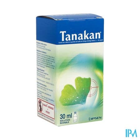 Tanakan 40mg/ml Solution Buvable 30ml