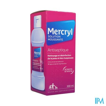 Mercryl Solution Moussante Pour Application Cutanee 300ml