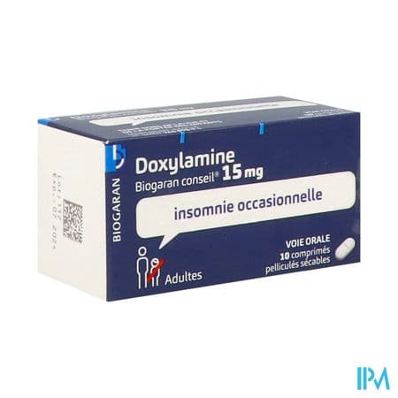 Doxylamine Biogaran Conseil 15mg Comprime 10
