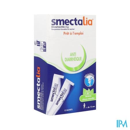 SMECTALIA 3G CITRON-MENTHE SACH 12