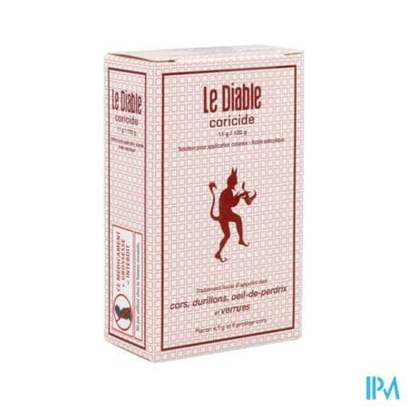 CORICIDE LE DIABLE 11G/100G SOL5ML — Pharmacie Européenne 24/24 de la place de clichy
