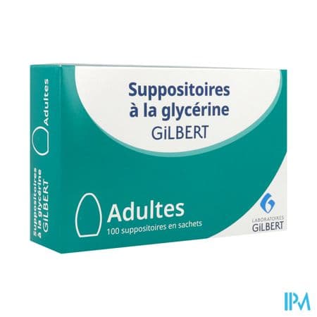 Laboratoires Gilbert Suppositoire Glycerine Adulte 100