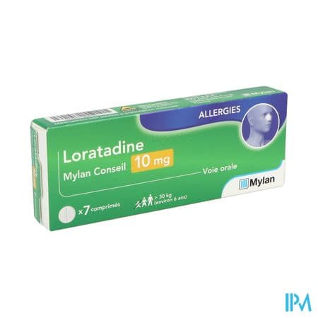 Loratadine Viatris Conseil 10mg Comprime 7