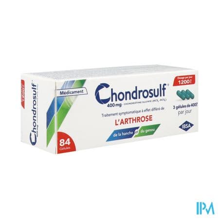 Chondrosulf 400mg Gelule 84 — Pharmacie Médecin