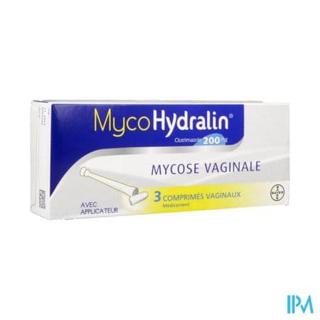 MYCOHYDRALIN 200MG CPR VAGINAL 3
