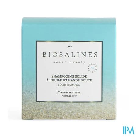 Biosalines Shampooing Solide Huile Amande Douce Cheveux Normaux 75g