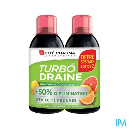 TURBODRAINE SOL BUV AGRUME 500MLX2