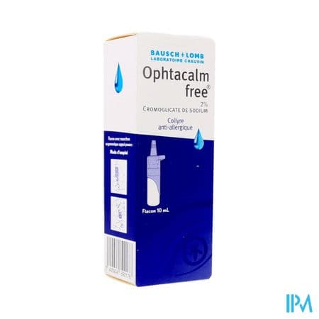 Ophtacalmfree 2% Collyre Solution 10ml