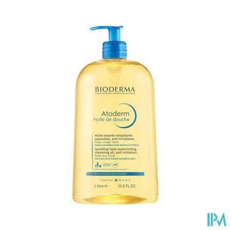Bioderma Atoderm Huile Lavante 1l + Echantillon — Pharmacie Rive Droite - Versailles
