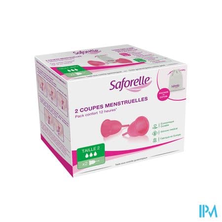 Saforelle Coupe Menstruelle Taille 2 X2
